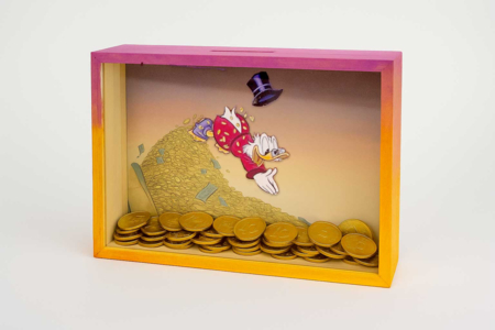 tirelire picsou - Objets bois pour le bureau – 10doigts.fr