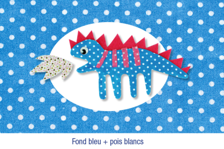 tissu en coton pois - Coupons de tissus – 10doigts.fr