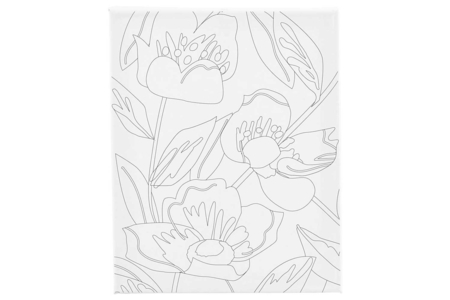 Toile  Les coquelicots - Châssis et Cartons toilés – 10doigts.fr