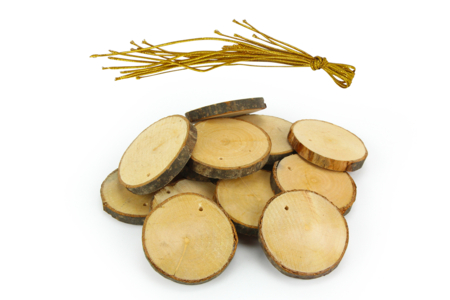 tranche de bois - Objets en bois Noël – 10doigts.fr