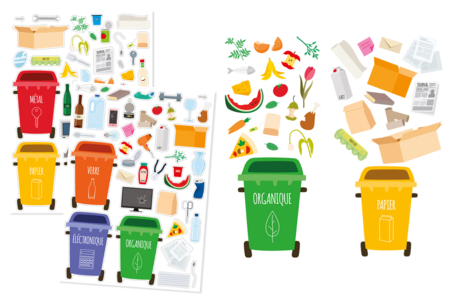 tri séléctif - Kits créatifs gommettes – 10doigts.fr