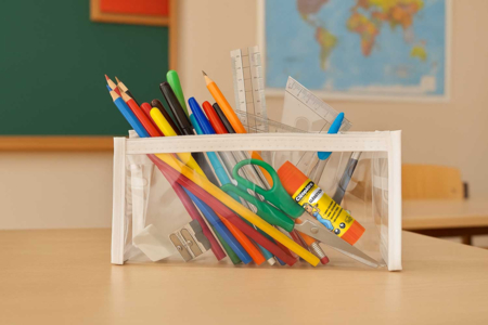 Trousse d’écolier garnie – 25 pièces - Indispensables Créatifs pour l'École – 10doigts.fr
