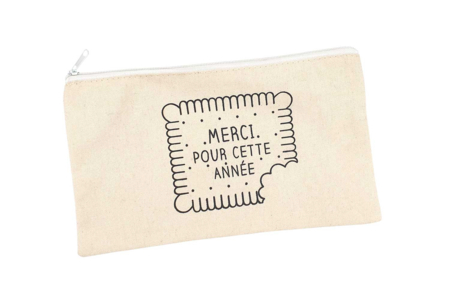 Trousse "Merci pour cette année"  - Coton, lin - Textiles – 10doigts.fr