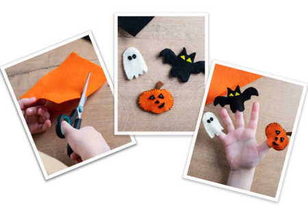 tuto feutrine halloween - Feuilles de feutrine – 10doigts.fr