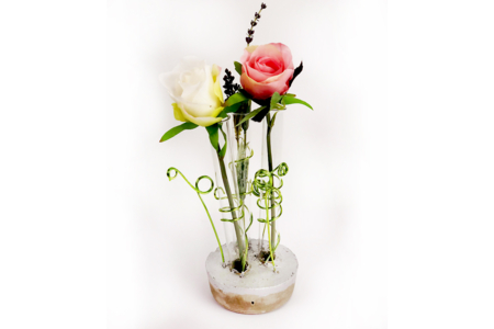 vade béton soliflore - Béton créatif - Modelage et moulage – 10doigts.fr