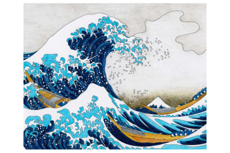 VAGUE D'HOKUSAI - Diamond Painting : Kit complet – 10doigts.fr