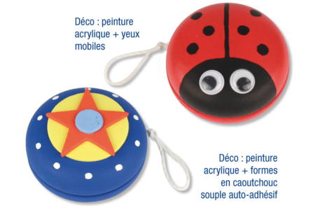Yoyo en bois - Activités manuelles objets décorés – 10doigts.fr