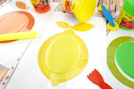 zoom fruits montessori - Activités manuelles moins de 3 ans – 10doigts.fr