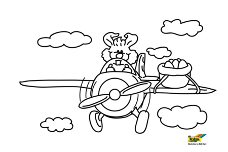 Coloriage Lapin48 – 10doigts.fr