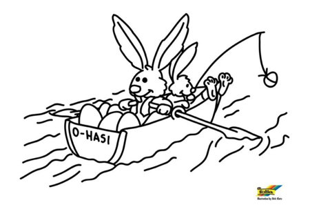 Coloriage Lapin58 – 10doigts.fr