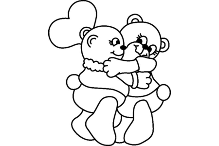 Coloriage Ourson01 – 10doigts.fr