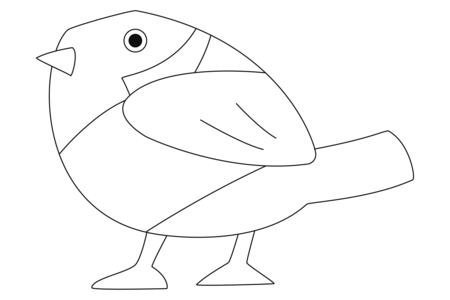 Coloriage Pie 01 – 10doigts.fr