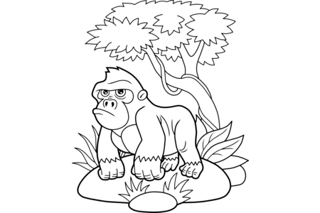 Coloriage Animaux-jungle7 – 10doigts.fr