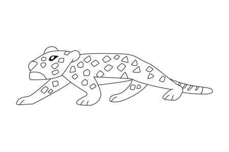 Coloriage Panthère 01 – 10doigts.fr