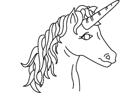 Coloriage Licorne 03 – 10doigts.fr