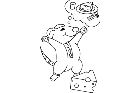 Coloriage Rat 01 – 10doigts.fr