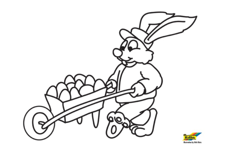 Coloriage Lapin 77 – 10doigts.fr