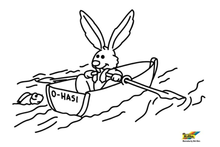 Coloriage Lapin n66 – 10doigts.fr