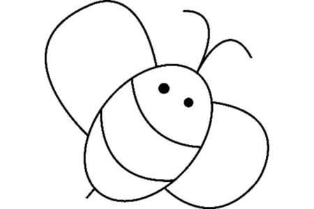 Coloriage Abeille 01 – 10doigts.fr