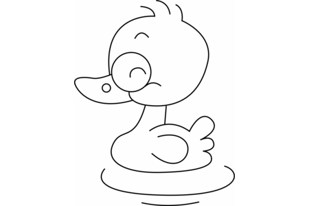 Coloriage Canard 16 – 10doigts.fr