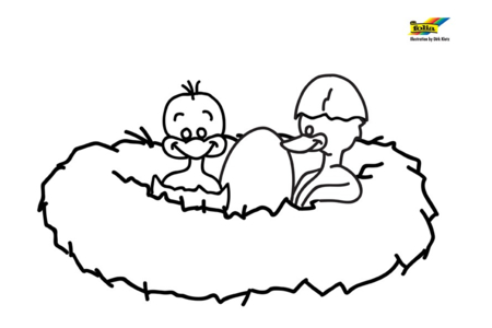 Coloriage Canard 24 – 10doigts.fr