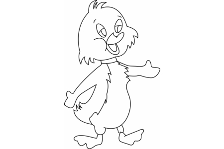 Coloriage Canard 29 – 10doigts.fr