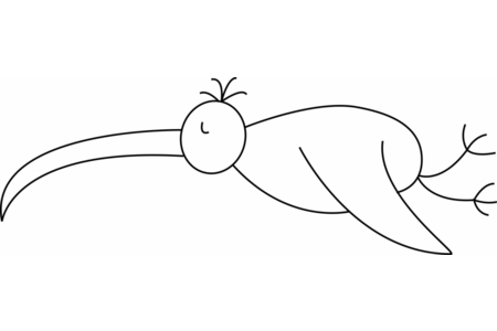 Coloriage Oiseau 26 – 10doigts.fr