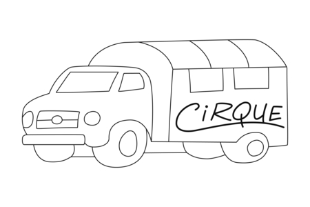 Coloriage Camion 02 – 10doigts.fr