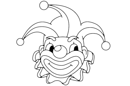 Coloriage Clown 07 – 10doigts.fr