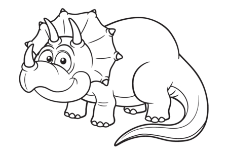 Coloriage Dinosaure 62 – 10doigts.fr