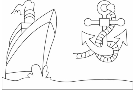 Coloriage Bateau 04 – 10doigts.fr