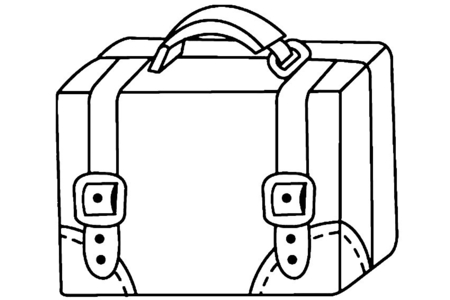 Coloriage Cartable 01 – 10doigts.fr