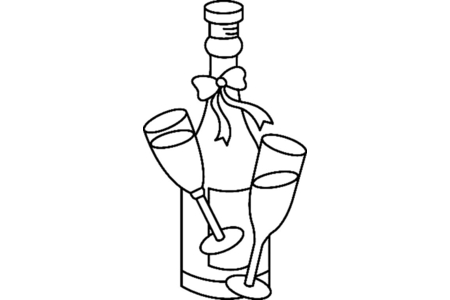 Coloriage Champagne 01 – 10doigts.fr