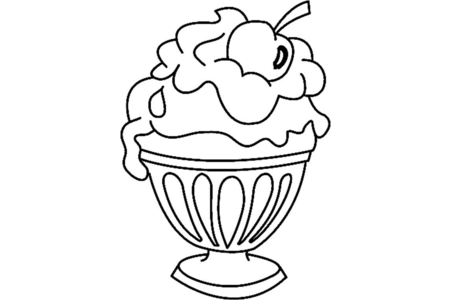 Coloriage Glace 03 – 10doigts.fr