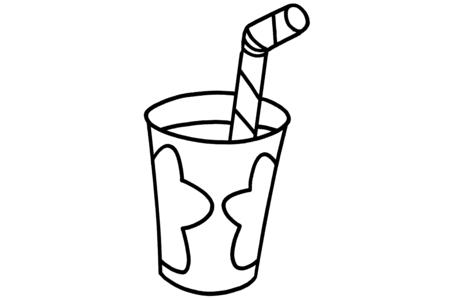 Coloriage Gobelet 01 – 10doigts.fr