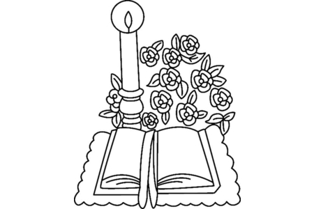 Coloriage Livre 02 – 10doigts.fr