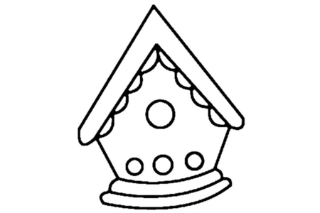 Coloriage Maisonnette 01 – 10doigts.fr