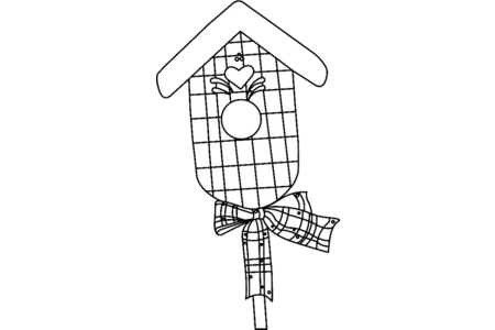 Coloriage Maisonnette 03 – 10doigts.fr