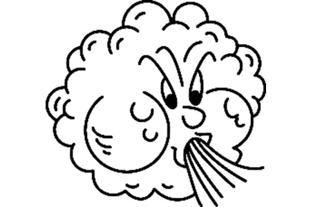 Coloriage Nuage 02 – 10doigts.fr