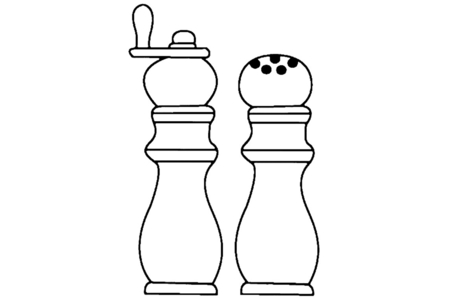 Coloriage Poivre et sel 01 – 10doigts.fr