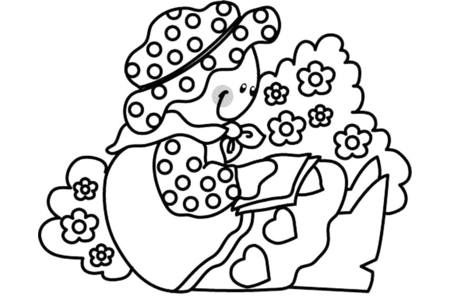 Coloriage Poupée 02 – 10doigts.fr