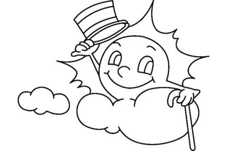 Coloriage Soleil 01 – 10doigts.fr