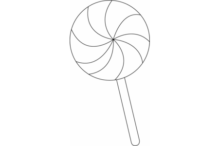 Coloriage Sucette 01 – 10doigts.fr