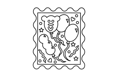 Coloriage Ballon 05 – 10doigts.fr