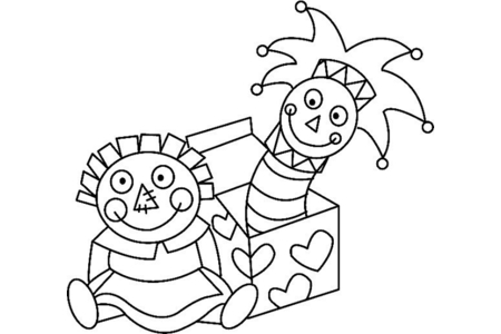 Coloriage Bonhomme rigolo 01 – 10doigts.fr