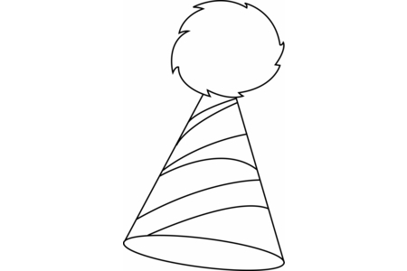 Coloriage Chapeau de fête 03 – 10doigts.fr