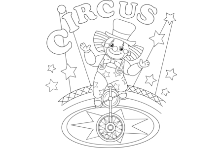 Coloriage Cirque4 – 10doigts.fr