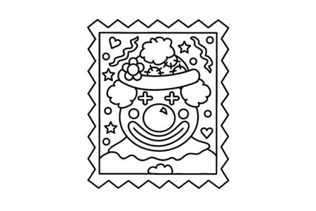 Coloriage Clown 17 – 10doigts.fr