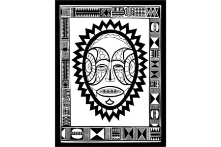 Coloriage Masque 09 – 10doigts.fr