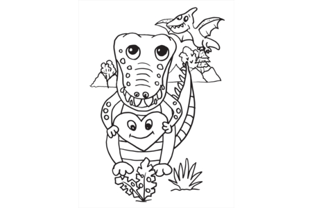 Coloriage Fête des mères 05 – 10doigts.fr